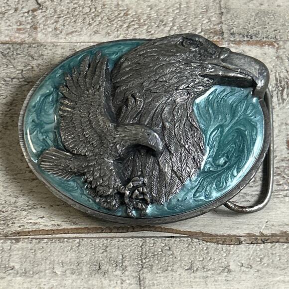 American Other - 1990 Siskiyou American Bald Eagle Belt Buckle Vintage Y2K American Patriotic